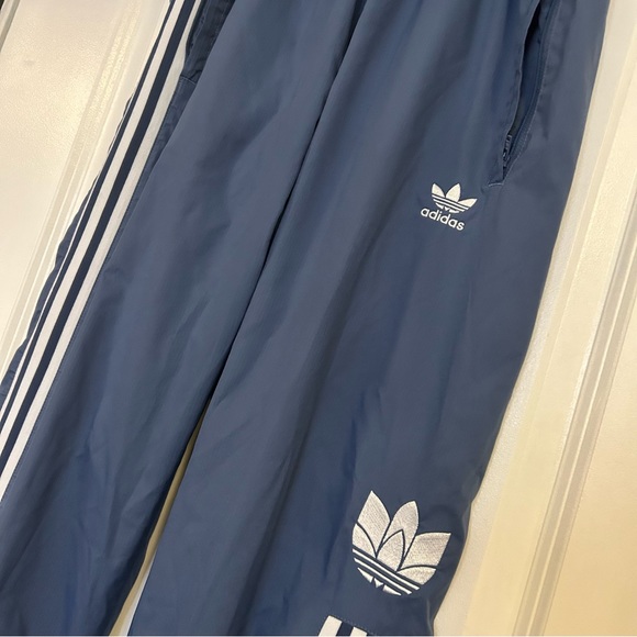 Adidas Track Pants Original 3D Blue S Three Stripes - Picture 6 of 9